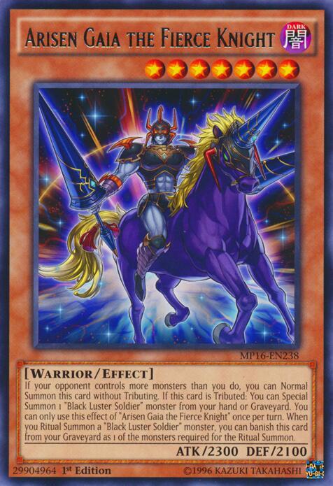 Arisen Gaia the Fierce Knight - 2016 Mega-Tins Mega Pack (MP16)