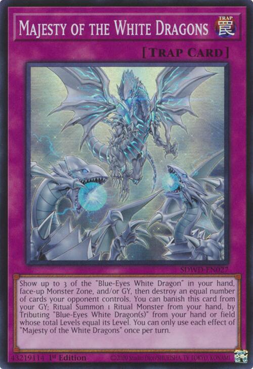 Majesty of the White Dragons - Structure Deck: Blue-Eyes White Destiny (SDWD)