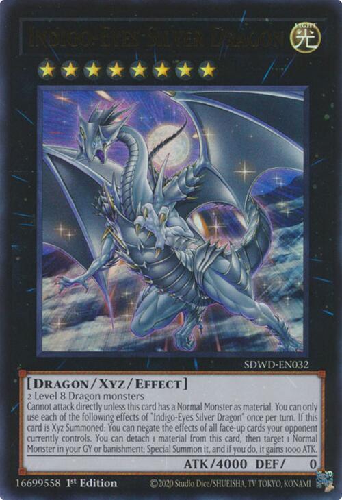 Indigo-Eyes Silver Dragon - Structure Deck: Blue-Eyes White Destiny (SDWD)