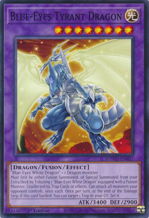 Blue-Eyes Tyrant Dragon - Structure Deck: Blue-Eyes White Destiny (SDWD)