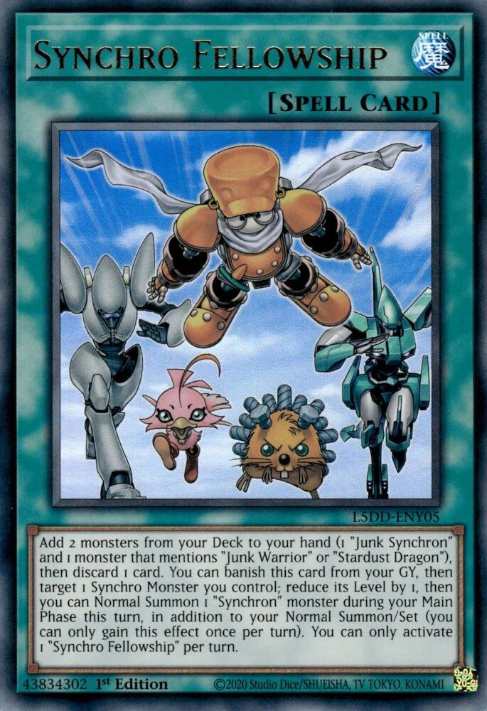 Synchro Fellowship - Legendary 5D's Decks (L5DD)
