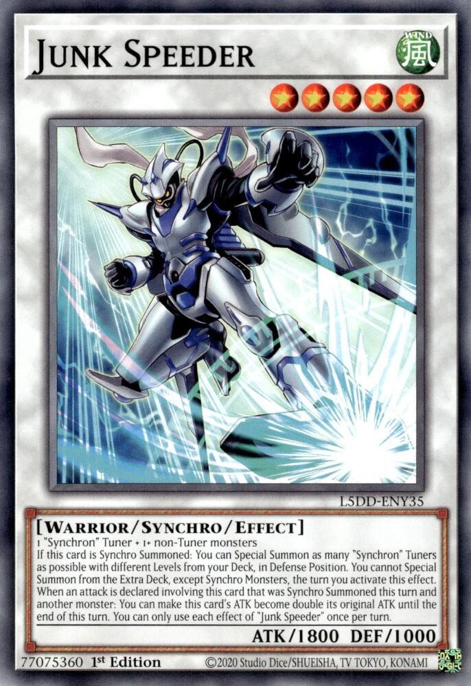 Junk Speeder - Legendary 5D's Decks (L5DD)