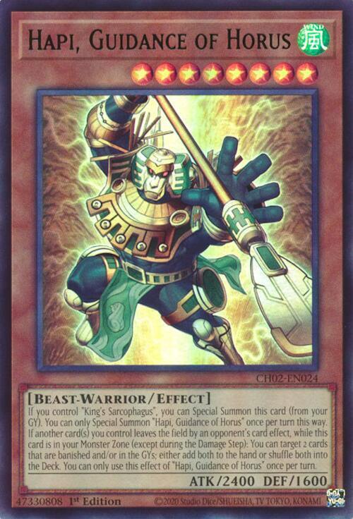 Hapi, Guidance of Horus - THE CHRONICLES DECK: Spirit Charmers (All-Foil Edition) (CH02)