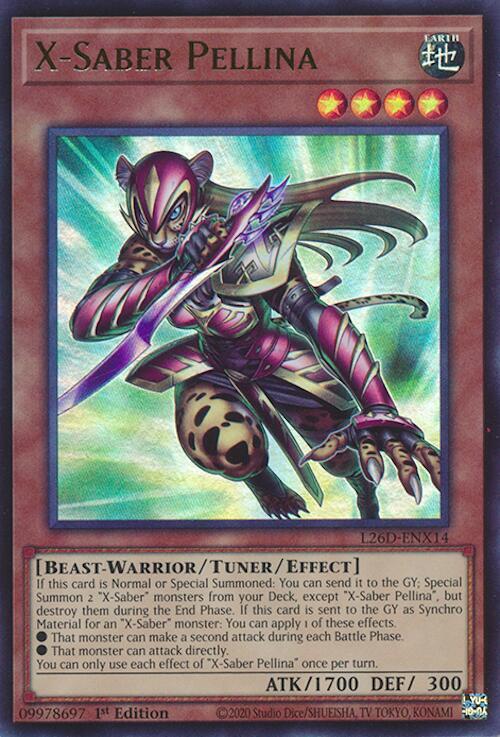 X-Saber Pellina (Ultra Rare) - Legendary Modern Decks 2026 (L26D)