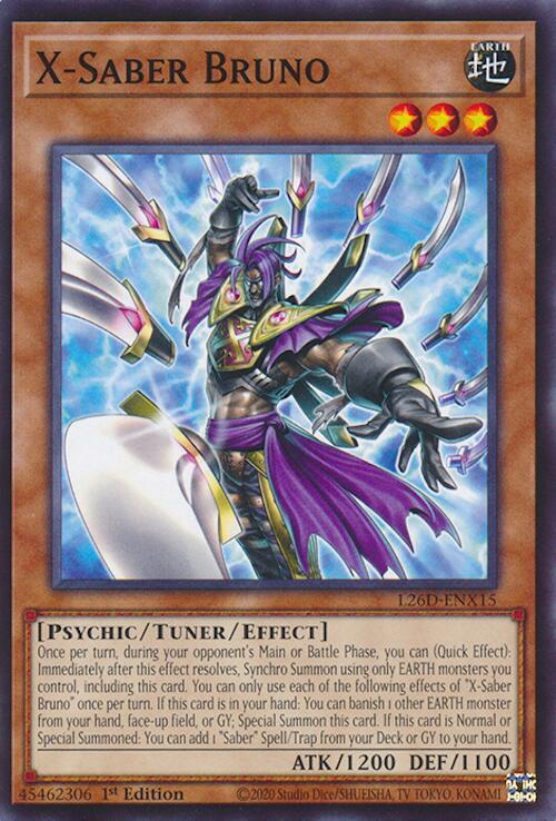 X-Saber Bruno - Legendary Modern Decks 2026 (L26D)