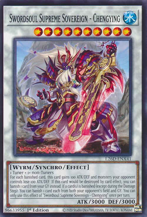 Swordsoul Supreme Sovereign - Chengying - Legendary Modern Decks 2026 (L26D)