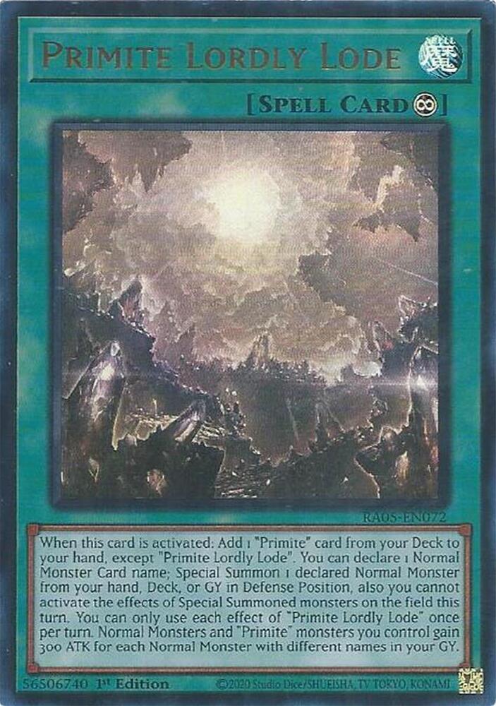 Primite Lordly Lode (Ultra Rare) - Rarity Collection 5 (RA05)