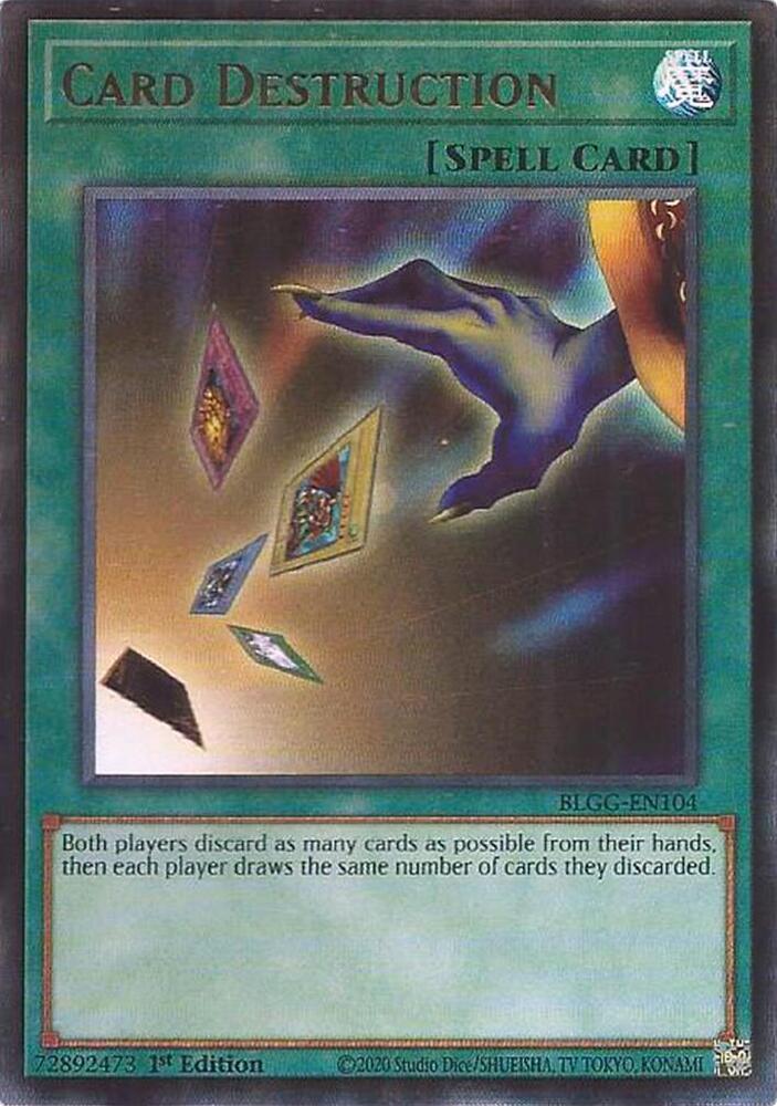 Card Destruction - Battles of Legend: Glorious Gallery (BLGG)
