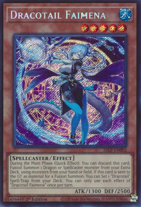 Dracotail Faimena (Secret Rare) - Limited Pack World Championship 2026 (26LP)