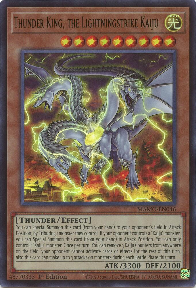 Thunder King, the Lightningstrike Kaiju - Magnificent Monsters (MAMO)