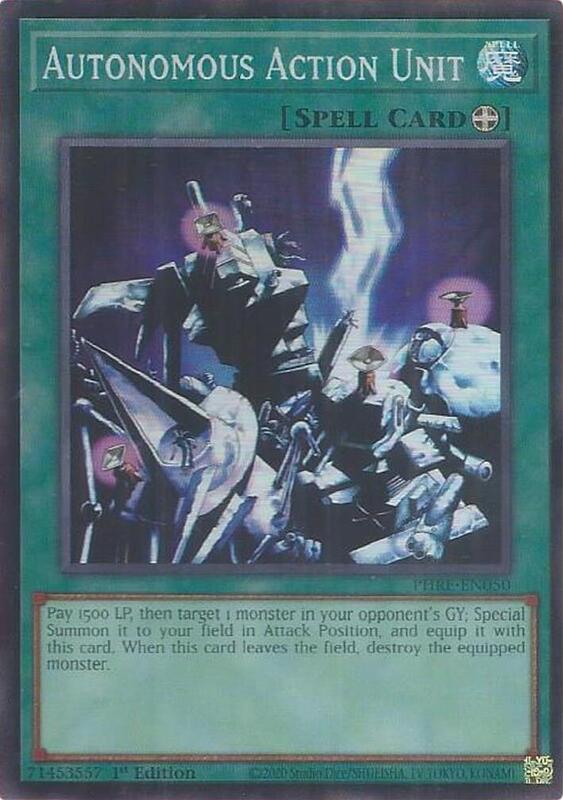 Autonomous Action Unit (Super Rare) - Phantom Revenge (PHRE)