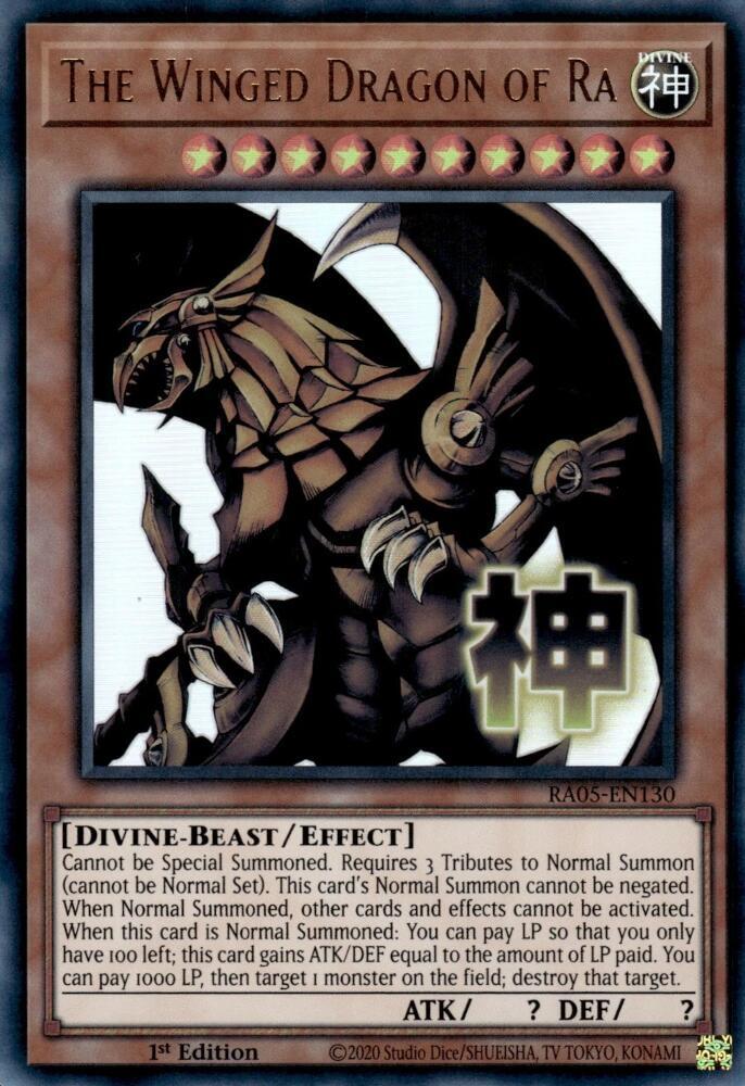 The Winged Dragon of Ra - Rarity Collection 5 (RA05)