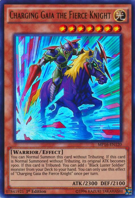 Charging Gaia the Fierce Knight - 2016 Mega-Tins Mega Pack (MP16)