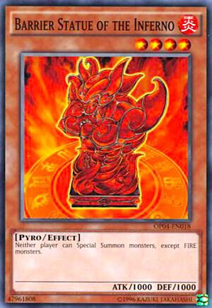 Barrier Statue of the Inferno - OTS Tournament Pack 4 (OP04)