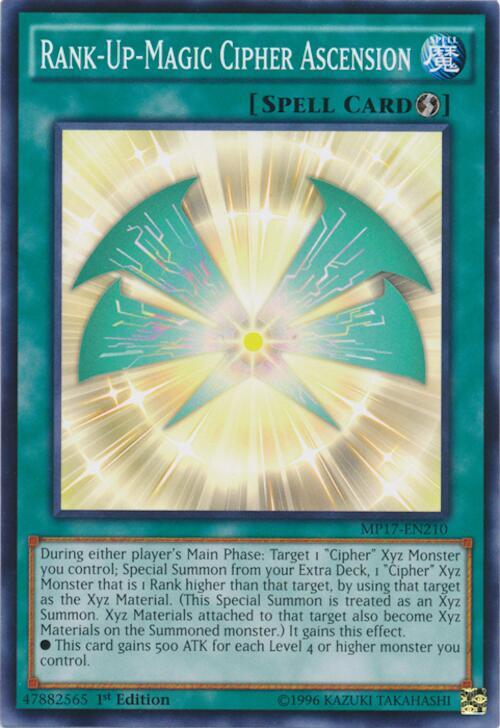 Rank-Up-Magic Cipher Ascension - 2017 Mega-Tins Mega Pack (MP17)