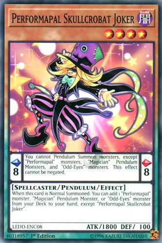Performapal Skullcrobat Joker - Legendary Dragon Decks (LEDD)