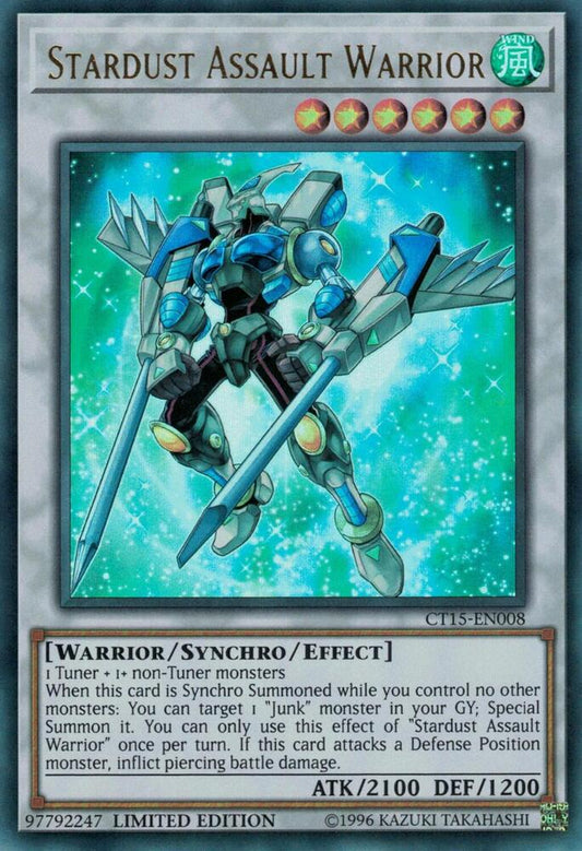Stardust Assault Warrior - 2018 Mega-Tins (CT15)