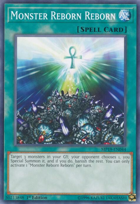 Monster Reborn Reborn - 2019 Gold Sarcophagus Tin Mega Pack (MP19)