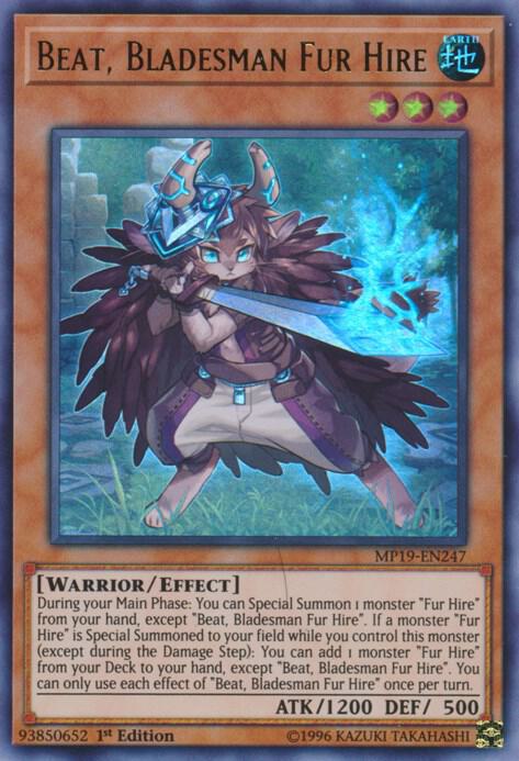 Beat, Bladesman Fur Hire - 2019 Gold Sarcophagus Tin Mega Pack (MP19)