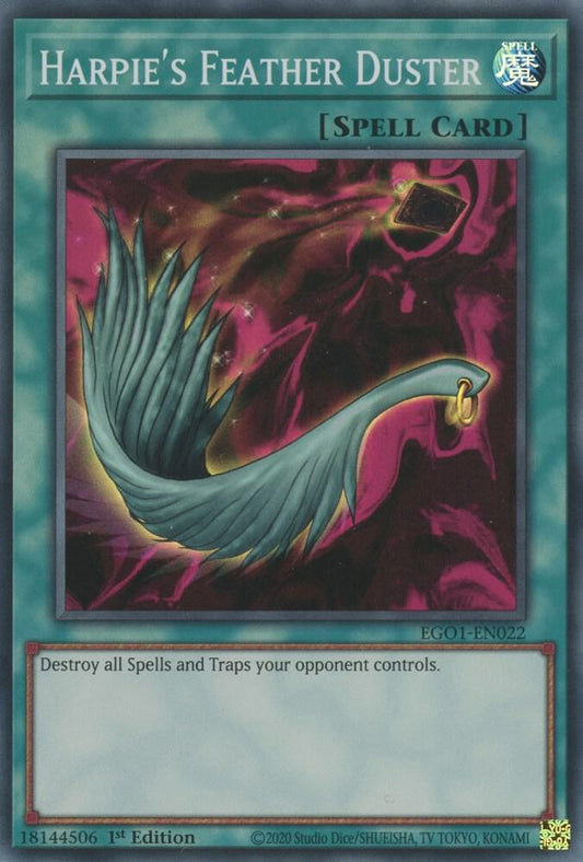 Harpie's Feather Duster - Egyptian God Deck: Obelisk the Tormentor (EGO1)
