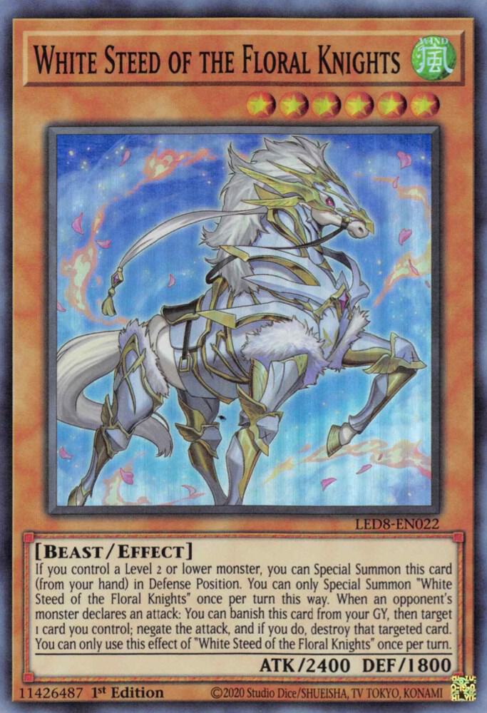 White Steed of the Floral Knights - Legendary Duelists: Synchro Storm (LED8)