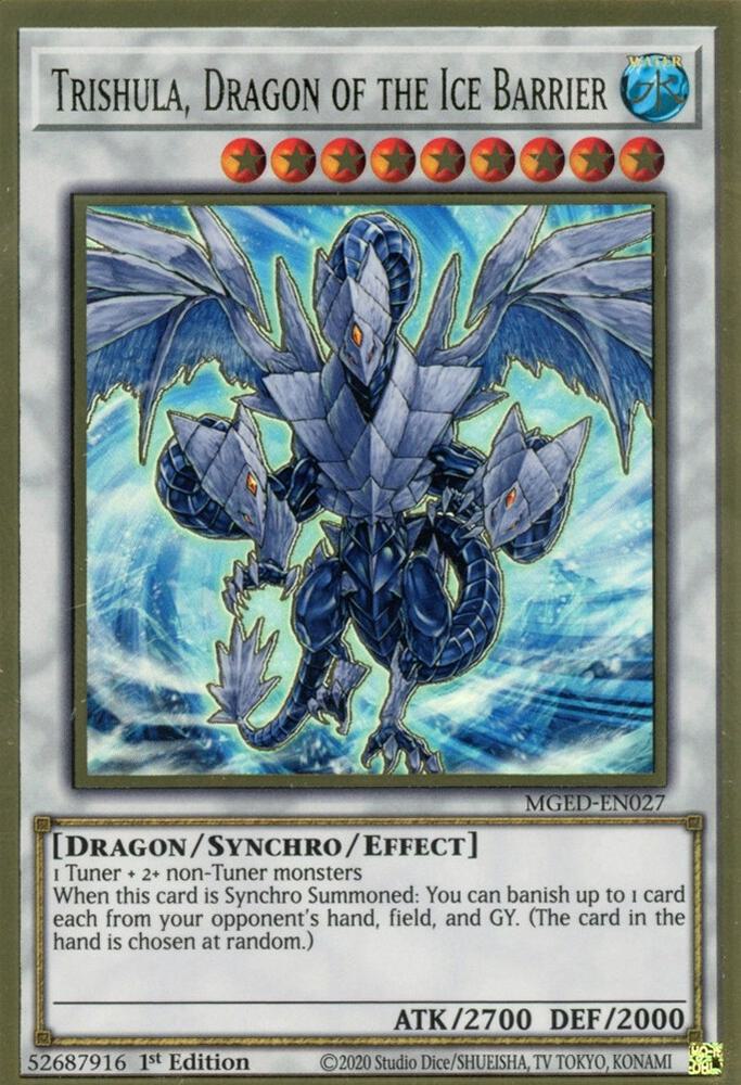 Trishula, Dragon of the Ice Barrier - Maximum Gold: El Dorado (MGED)