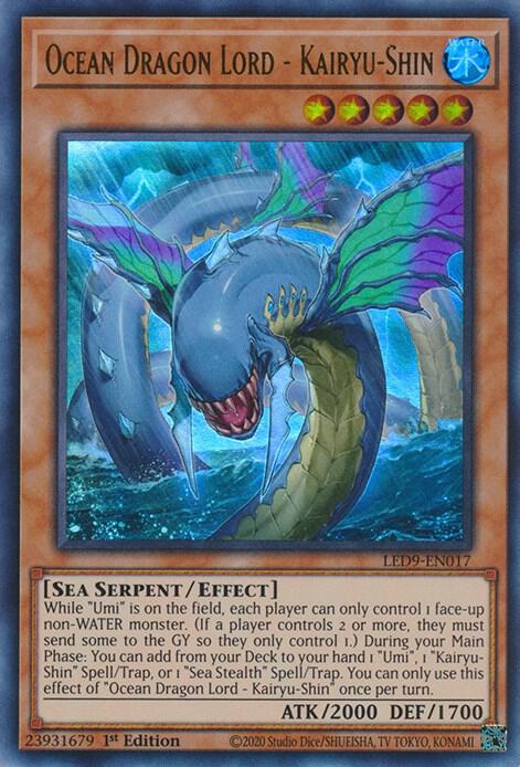 Ocean Dragon Lord - Kairyu-Shin - Legendary Duelists: Duels From the Deep (LED9)