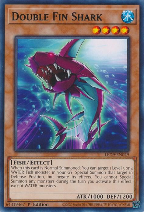 Double Fin Shark - Legendary Duelists: Duels From the Deep (LED9)