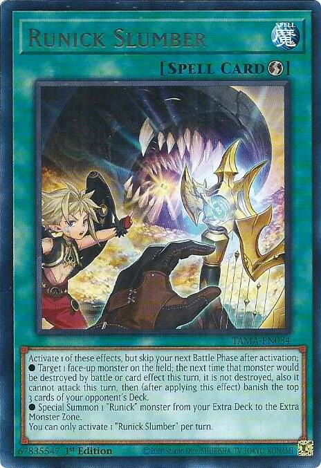 Runick Slumber - Tactical Masters (TAMA)