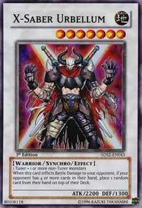 X-Saber Urbellum - 5D's Starter Deck 2009 (5DS2)