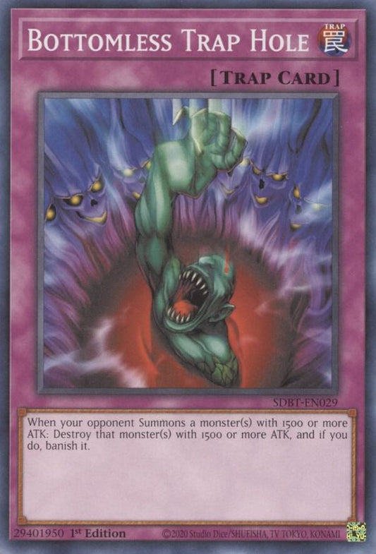 Bottomless Trap Hole - Structure Deck: Beware of Traptrix (SDBT)