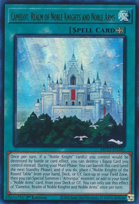 Camelot, Realm of Noble Knights and Noble Arms - 25th Anniversary Tin: Dueling Heroes Mega Pack (MP23)