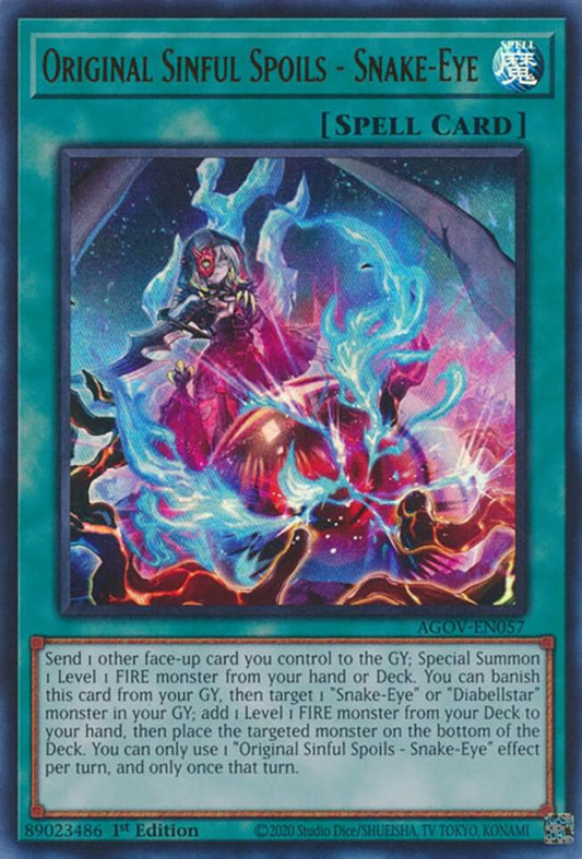 Original Sinful Spoils - Snake-Eye - Age of Overlord (AGOV)