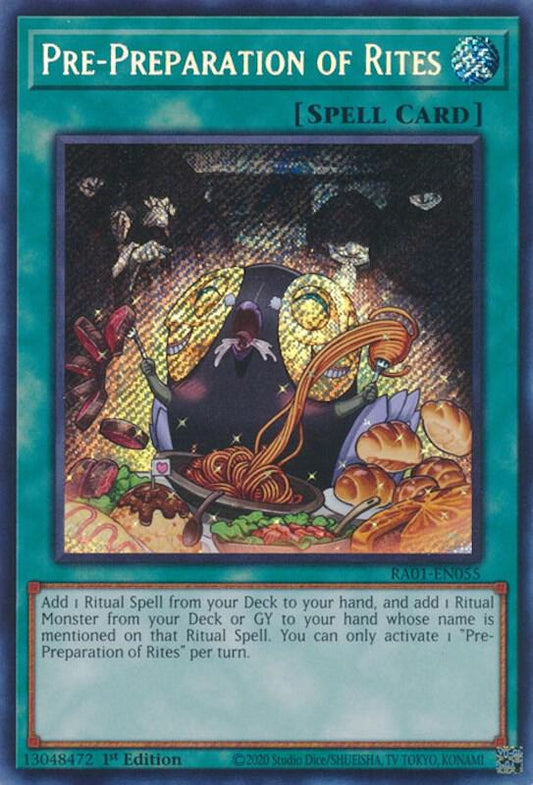 Pre-Preparation of Rites (Secret Rare) - 25th Anniversary Rarity Collection (RA01)