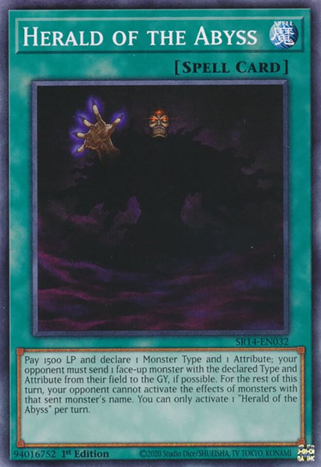 Herald of the Abyss - Structure Deck: Fire Kings (SR14)