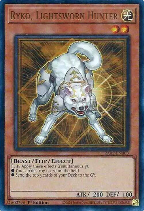 Ryko, Lightsworn Hunter (UR) - 25th Anniversary Rarity Collection II (RA02)