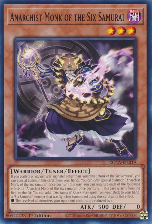 Anarchist Monk of the Six Samurai - Rage of the Abyss (ROTA)