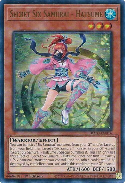 Secret Six Samurai - Hatsume (UR) - Quarter Century Bonanza (RA03)