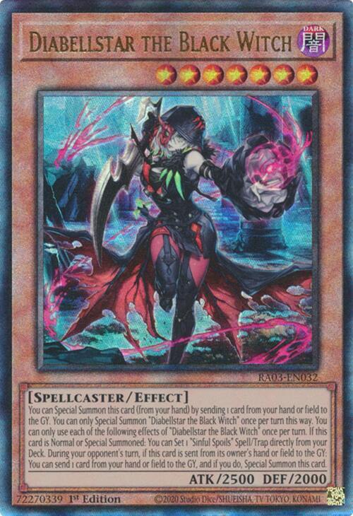 Diabellstar the Black Witch (PUR) - Quarter Century Bonanza (RA03)