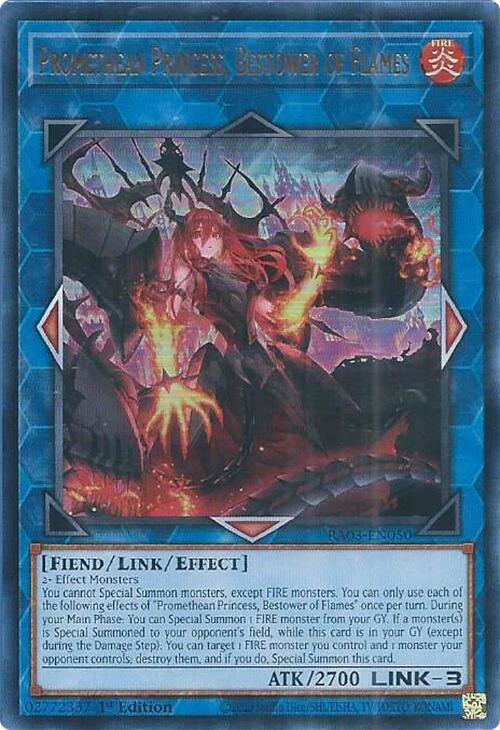 Promethean Princess, Bestower of Flames (UR) - Quarter Century Bonanza (RA03)