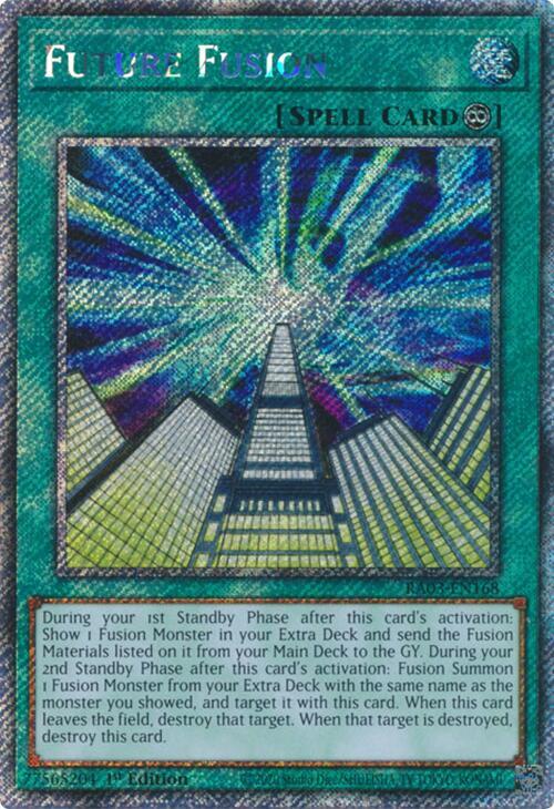 Future Fusion (Platinum Secret Rare) - Quarter Century Bonanza (RA03)