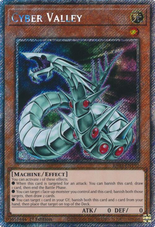 Cyber Valley (Platinum Secret Rare) - Quarter Century Bonanza (RA03)