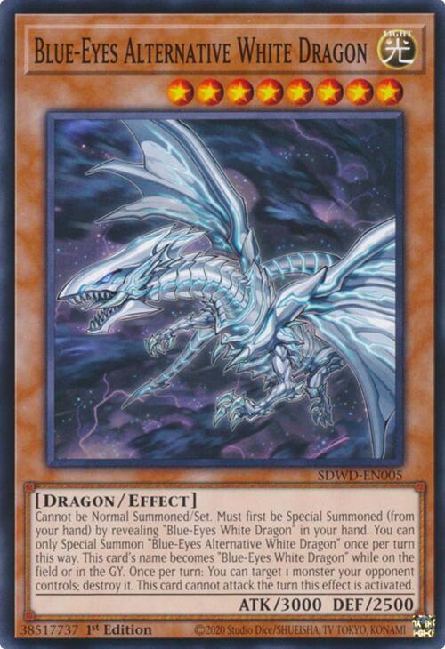 Blue-Eyes Alternative White Dragon - Structure Deck: Blue-Eyes White Destiny (SDWD)