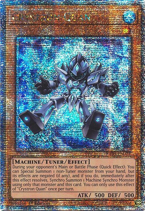 Crystron Quan (Quarter Century Secret Rare) - Quarter Century Stampede (RA04)
