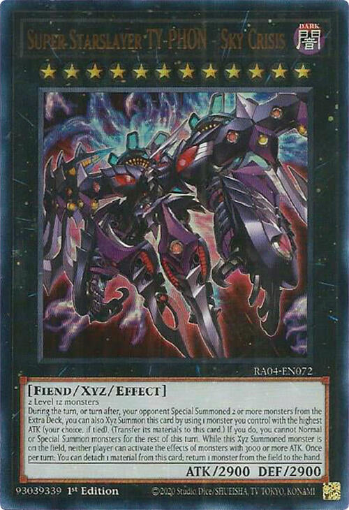 Super Starslayer TY-PHON - Sky Crisis (UR) - Quarter Century Stampede (RA04)