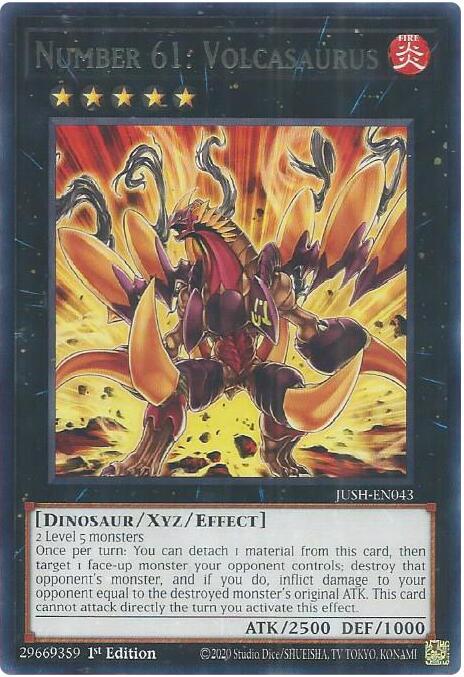 Number 61: Volcasaurus - Justice Hunters (JUSH)