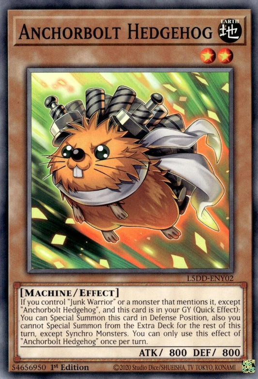Anchorbolt Hedgehog - Legendary 5D's Decks (L5DD)