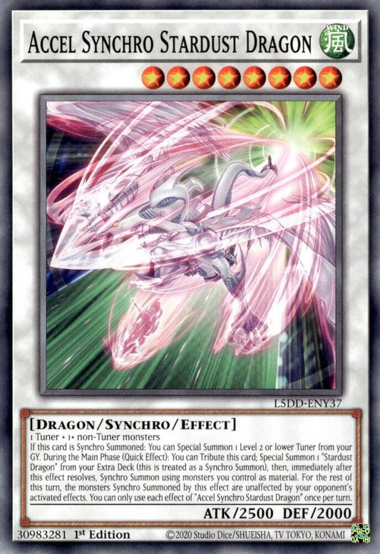 Accel Synchro Stardust Dragon - Legendary 5D's Decks (L5DD)