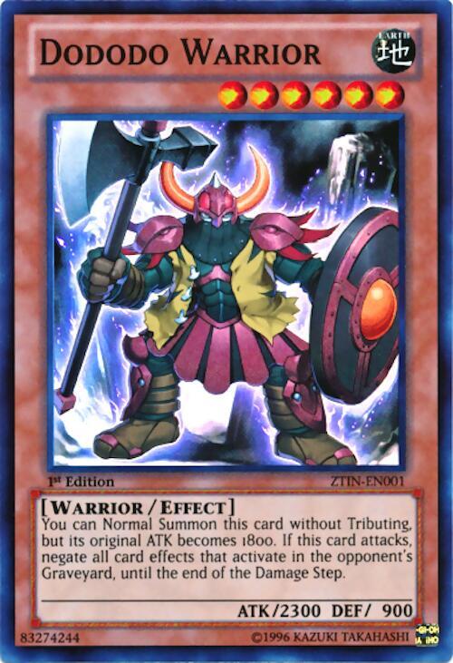 Dododo Warrior - 2013 Zexal Collection Tin (ZTIN)