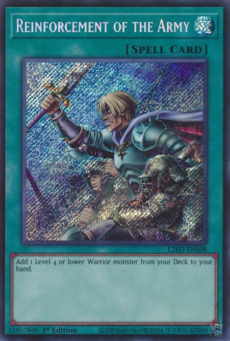 Reinforcement of the Army (Secret Rare) - Legendary Modern Decks 2026 (L26D)
